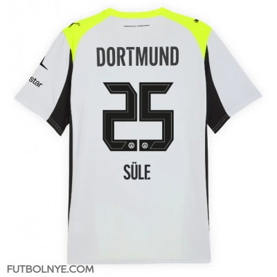 Camiseta Borussia Dortmund Niklas Sule #25 Visitante Equipación 2025-26 manga corta Camiseta Borussia Dortmund Niklas Sule #25 Visitante Equipación 2025-26 manga corta